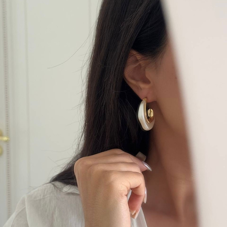 خرید گوشواره صدف