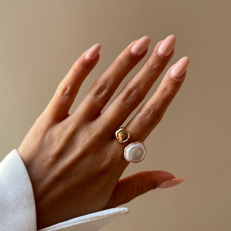 انگشتر گلد باروک کاپل