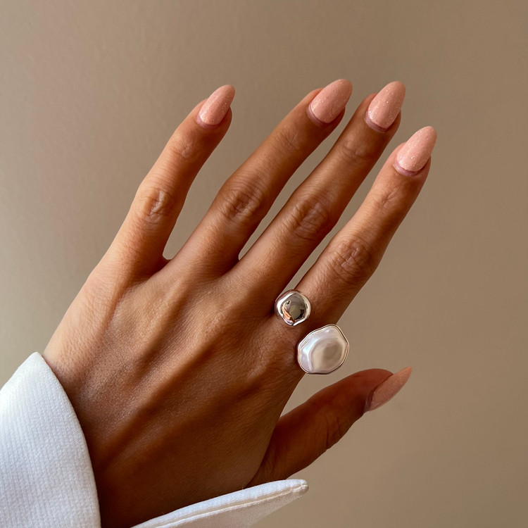 انگشتر سیلور باروک کاپل